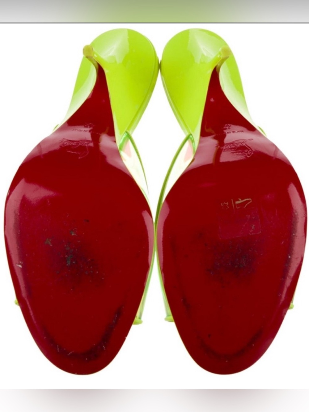 Christian Louboutin PVC Mules - Picture 6 of 6